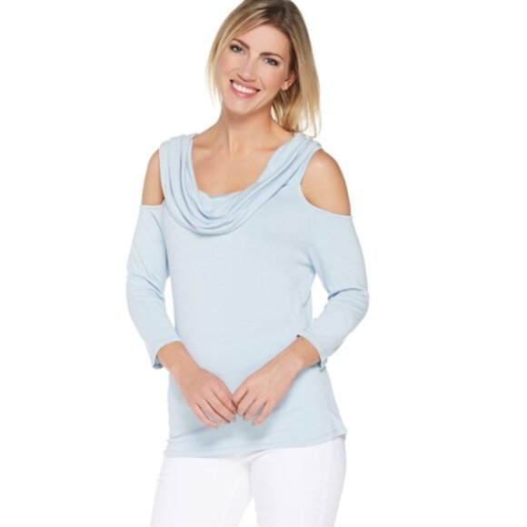 New Lisa Rinna Collection Off-the- Shoulder Knit Top | Size 3X - Picture 1 of 9